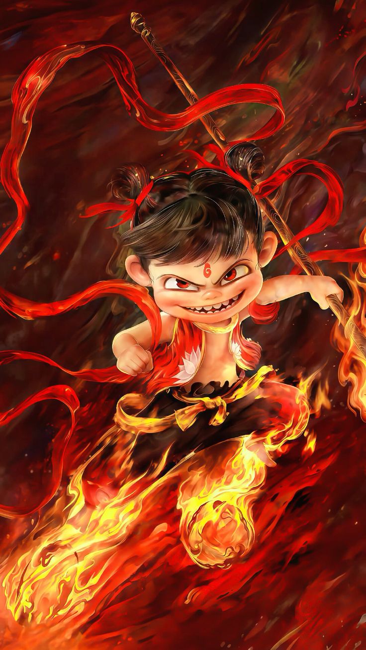 Ne Zha - The Rebel Prince with Wind Fire Wheels